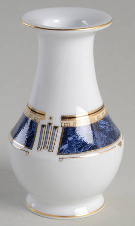 Azure Gold Single Light Candlestick
