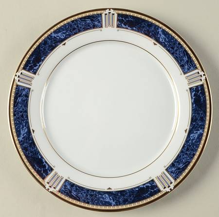 Azure Gold Salad Plate