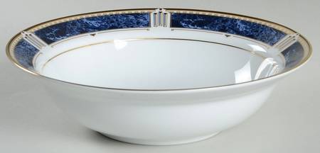 Azure Gold 9" Round Vegetable Bowl