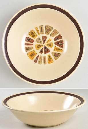 Aztec Gold 9" Round Vegetable Bowl