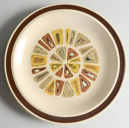 Aztec Gold 12" Chop Plate (Round Platter)