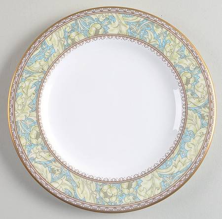 Bachelor's Button Bread & Butter Plate