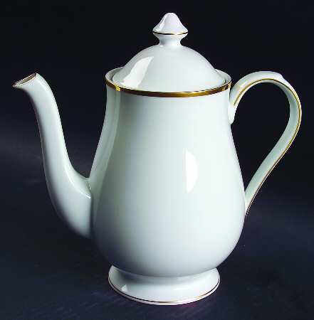 Band of Gold Coffee Pot & Lid