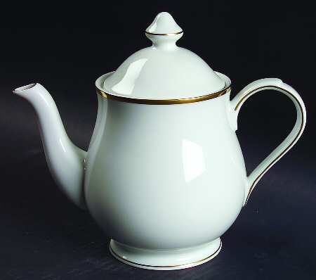 Band of Gold Teapot & Lid