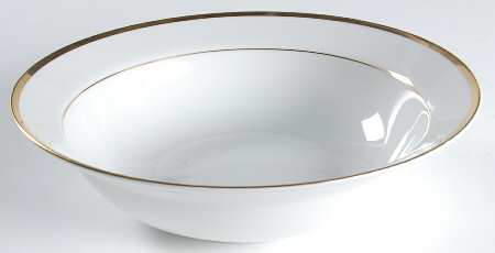 Band of Gold 9" Round Vegetable Bowl