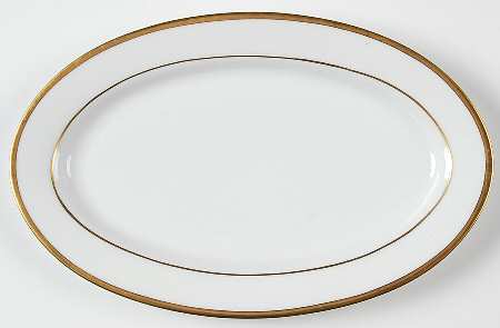 Band of Gold Relish/Butter Tray