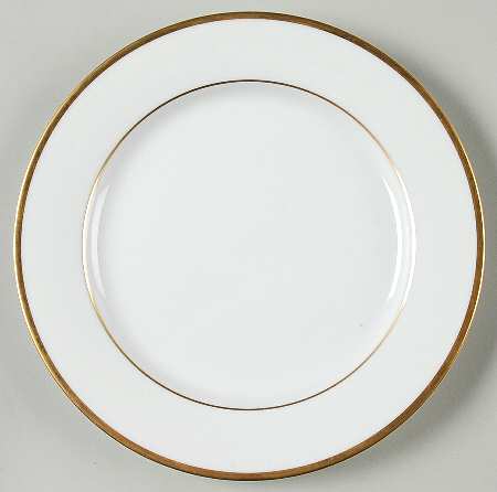 Band of Gold Salad/Dessert Plate