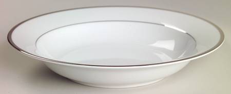 Band of Platinum Soup/Cereal Bowl