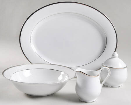 Band of Platinum 5 Piece Hostess Set