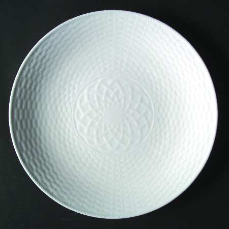 Basketry Round Deep Coupe-Shaped Dish