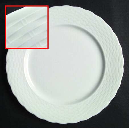 Basketry Dinner Plate