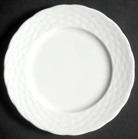 Basketry Bread & Butter Plate/Gravy Underplate