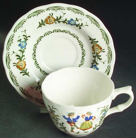 Bavaria Flat Cup & Saucer Set