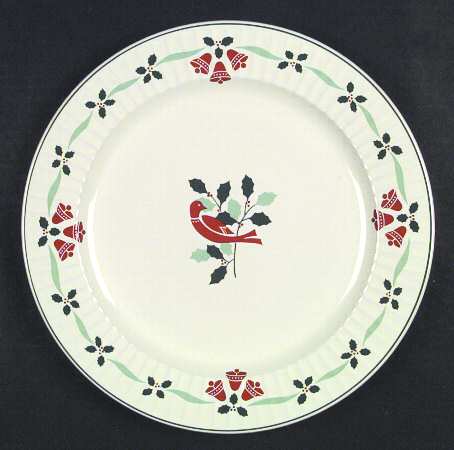 Bells & Holly Dinner Plate