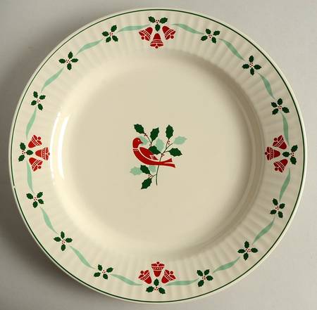 Bells & Holly 12" Chop Plate (Round Platter)