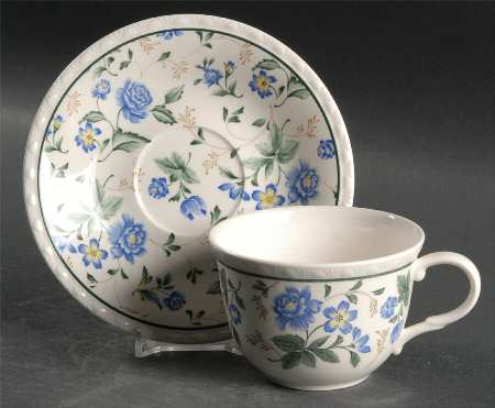 Bellport Flat Cup & Saucer Set