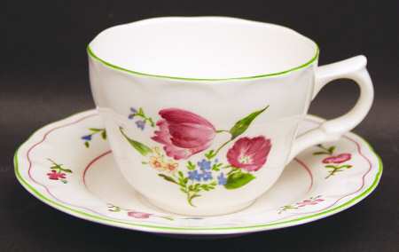 Biarritz Flat Cup & Saucer Set