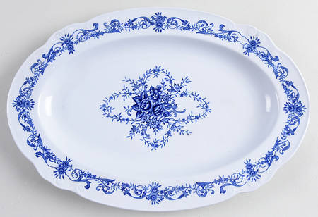 Blue Galaxie 12" Oval Serving Platter
