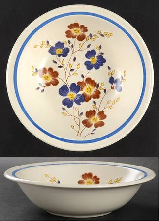 Blossoms Rim Cereal Bowl