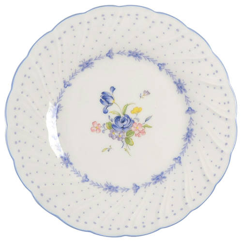 Blue Peony Bread & Butter Plate