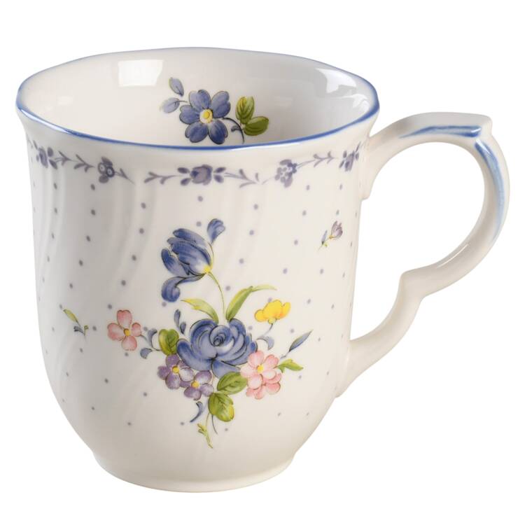 Blue Peony Flat Cup