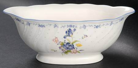 Blue Peony Gravy Boat