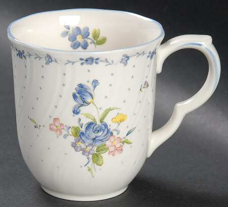 Blue Peony Mug