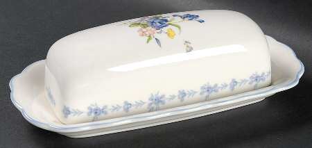 Blue Peony 1/4 Lb Covered Butter