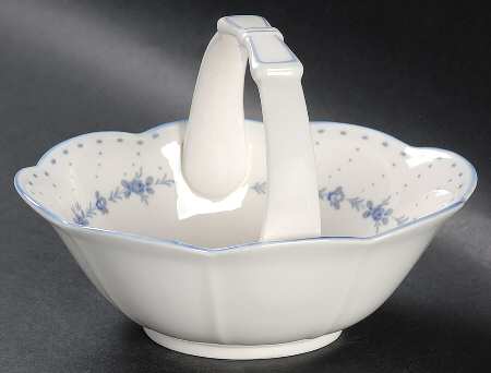 Blue Peony Candy Basket