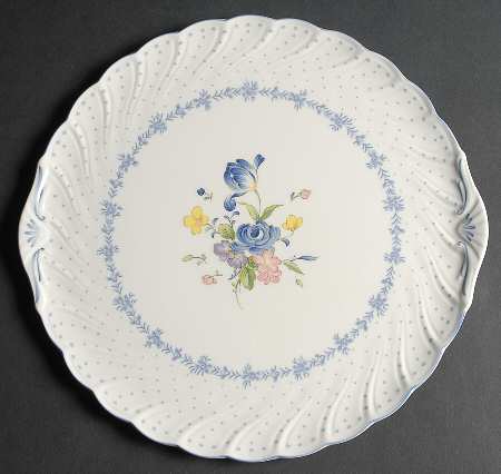 Blue Peony 12" Party/Serving Plate