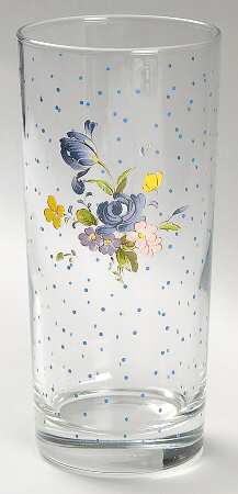 Blue Peony 14 Oz Glassware Tumbler