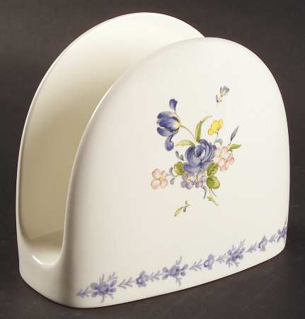 Blue Peony Napkin Holder