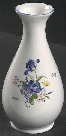 Blue Peony 5" Vase