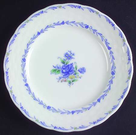 Blue Petals Bread & Butter Plate/Gravy Underplate by Nikko