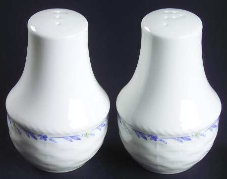 Blue Petals Salt & Pepper Set