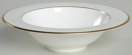 Blanc Pur Rim Fruit/Dessert (Sauce) Bowl