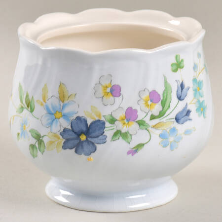 Blue Tulip Sugar Bowl No Lid