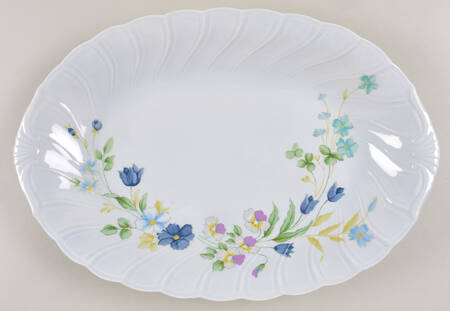Blue Tulip 14" Oval Serving Platter