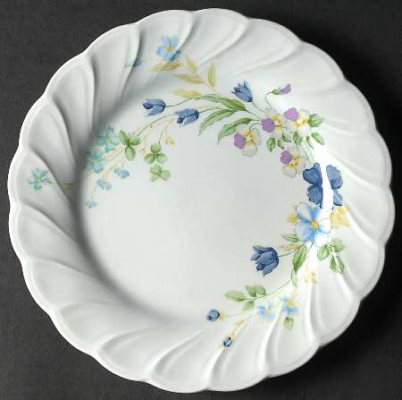 Blue Tulip Salad Plate