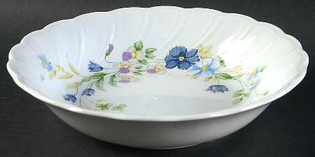 Blue Tulip Coupe Soup Bowl