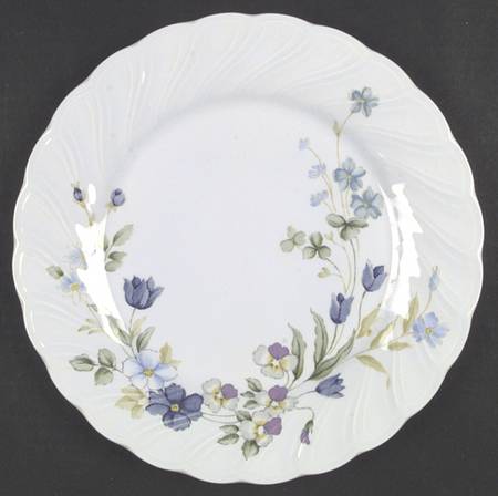 Blue Tulip Dinner Plate