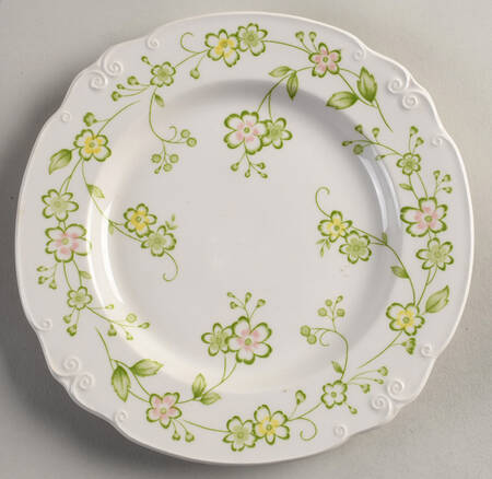Blossom Time (No Trim) Salad Plate