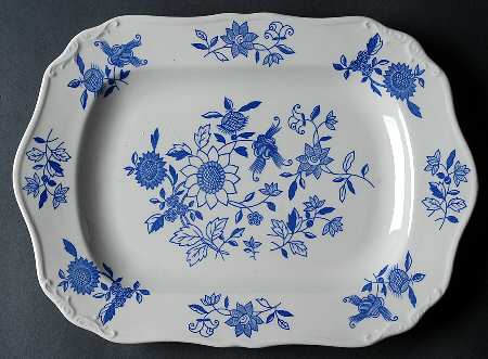 Bluebelle 12" Oval Serving Platter