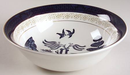 Blue Willow 9" Round Vegetable Bowl