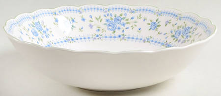 Bonnie Blue 9" Round Vegetable Bowl