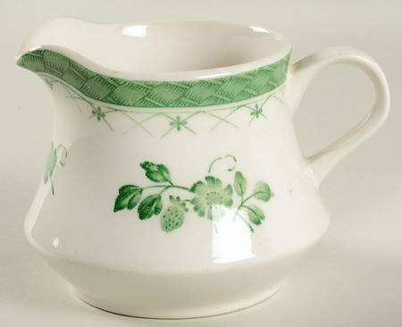 Braided Green Creamer