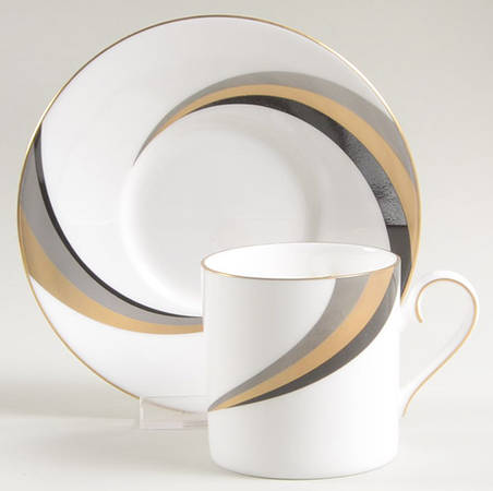 Cachet Flat Demitasse Cup & Saucer Set
