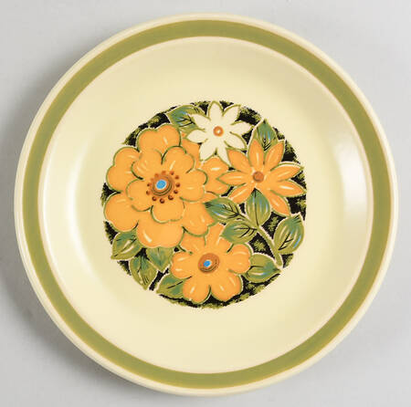 Cactus Flower Salad Plate by Nikko
