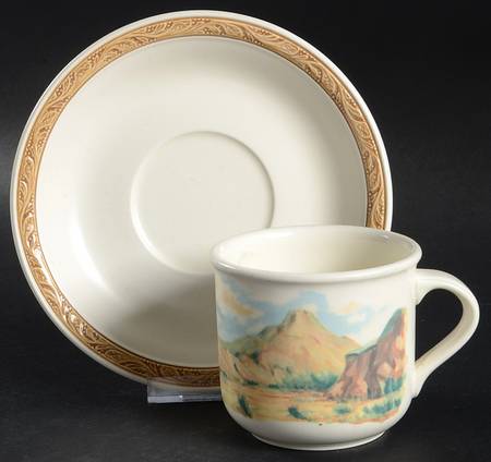 Canyon Flat Cup & Saucer Set