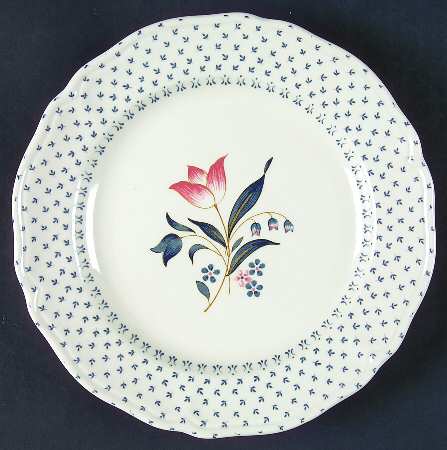 Calico Prints Blue Salad Plate